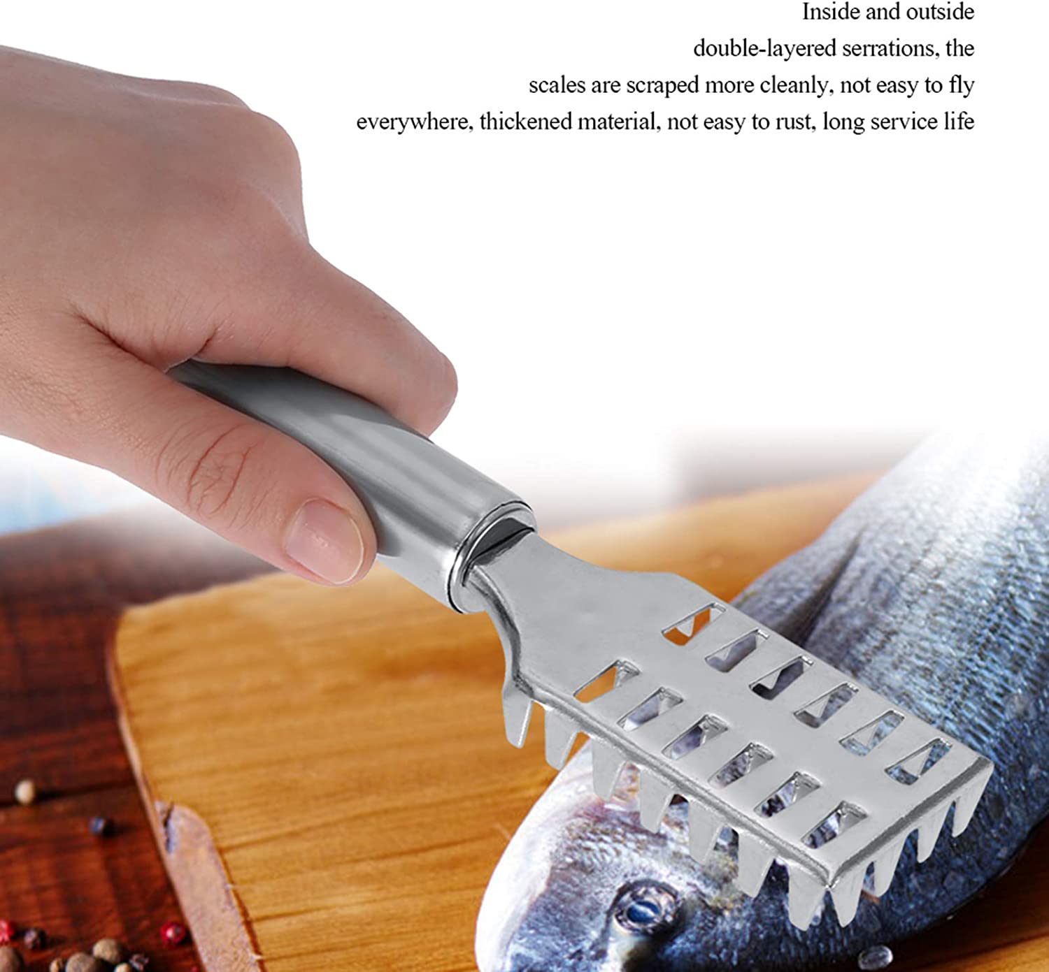 🔥 Hot Sale 49% OFF - Stainless Steel Fish Scaler - Buy 2 Get 1 Free Now