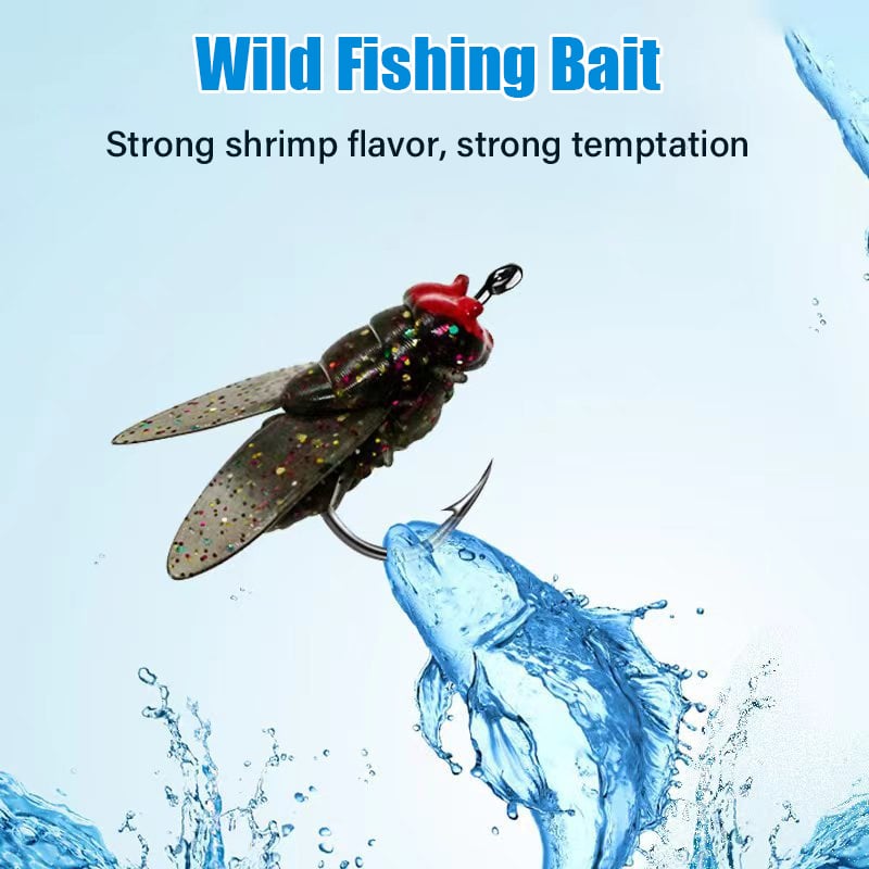 💥Hot Sale 49% OFF💥-Simulated Flies Fishing Attractor Bait Hook