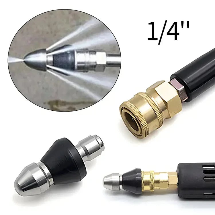 ⏰🔥Hot Sale 49% OFF🔥Sewer Cleaning Tool High-pressure Nozzle