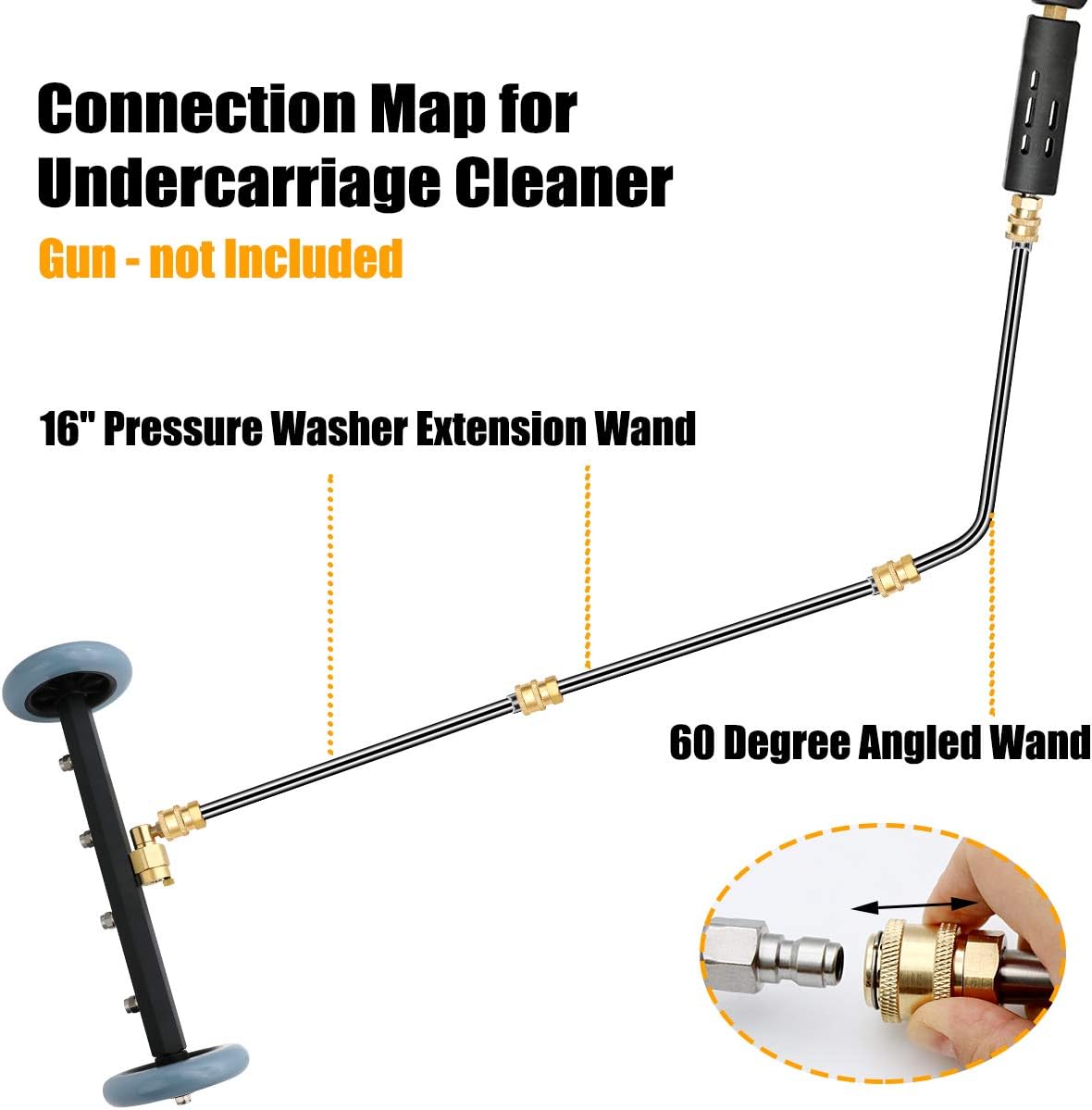 🔥HOT SALE NOW-49% OFF🔥Pressure Washer Undercarriage Tool