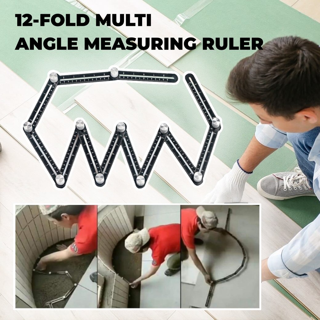🔥Hot Sale Promotion 49% OFF-12-fold Multi Angle Measuring Ruler