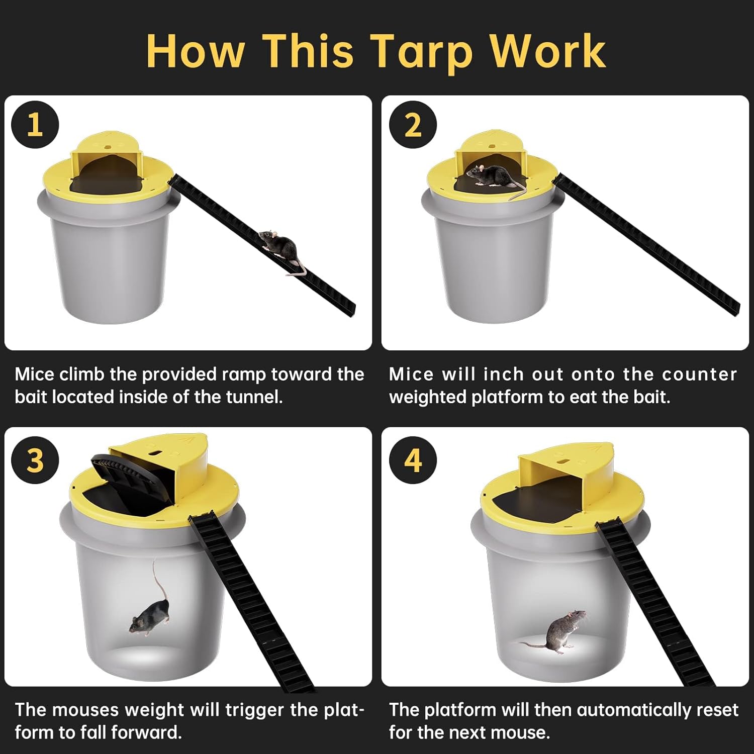 👍Hot Sale 49% OFF💥Bucket Lid Mouse Trap