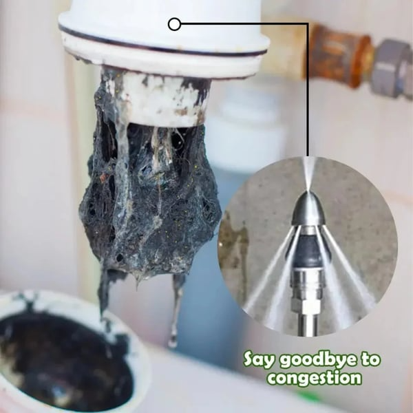 🔥This week's hot sale🔥Sewer Cleaning Tool High-pressure Nozzle