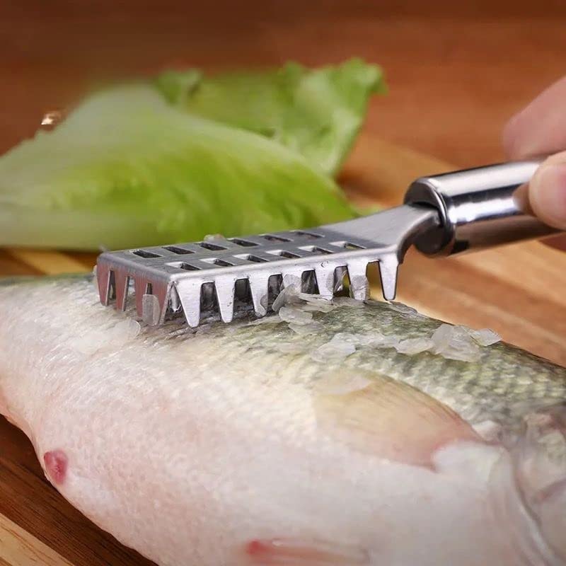 🔥 Hot Sale 49% OFF - Stainless Steel Fish Scaler - Buy 2 Get 1 Free Now