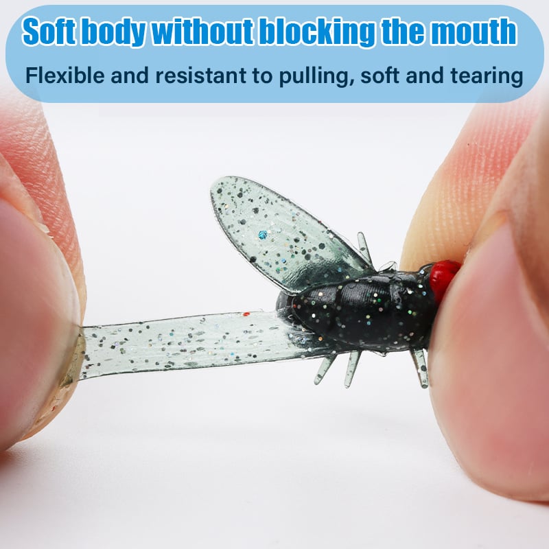 💥Hot Sale 49% OFF💥-Simulated Flies Fishing Attractor Bait Hook