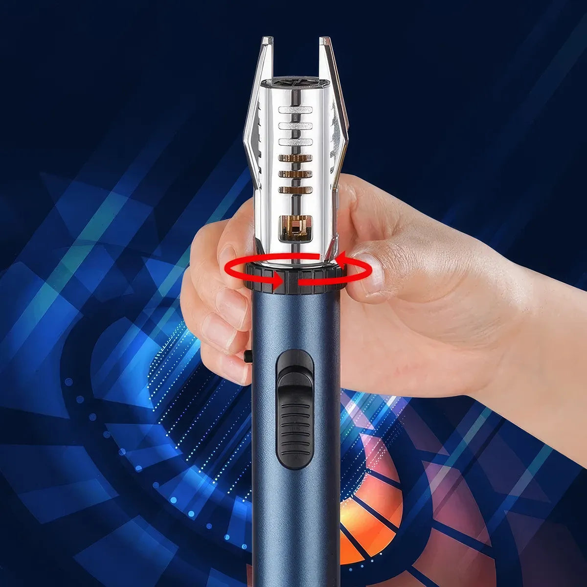 🔥Hot Sale 49% Off🔥360° Outdoor Windproof Turbine Torch Lighter