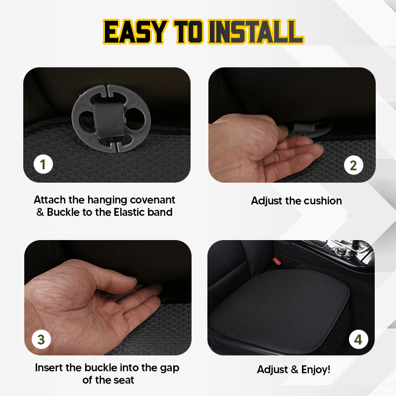 š„š„Breathable & Anti-Slip Viscose filament Car Seat Covers