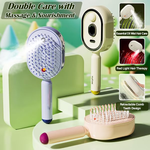 (🎁Last Day 49% OFF)💆‍♀️✨Electric Spray Air Cushion Massage Comb