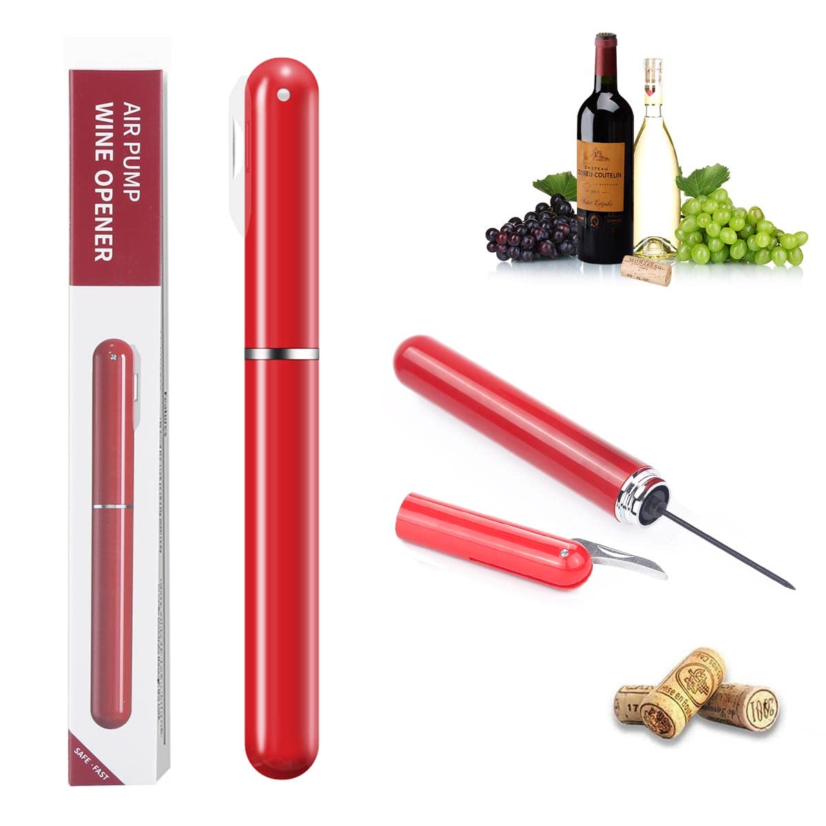 👍Last Day Clearance💥Air Pressure Wine Corkscrew🍾