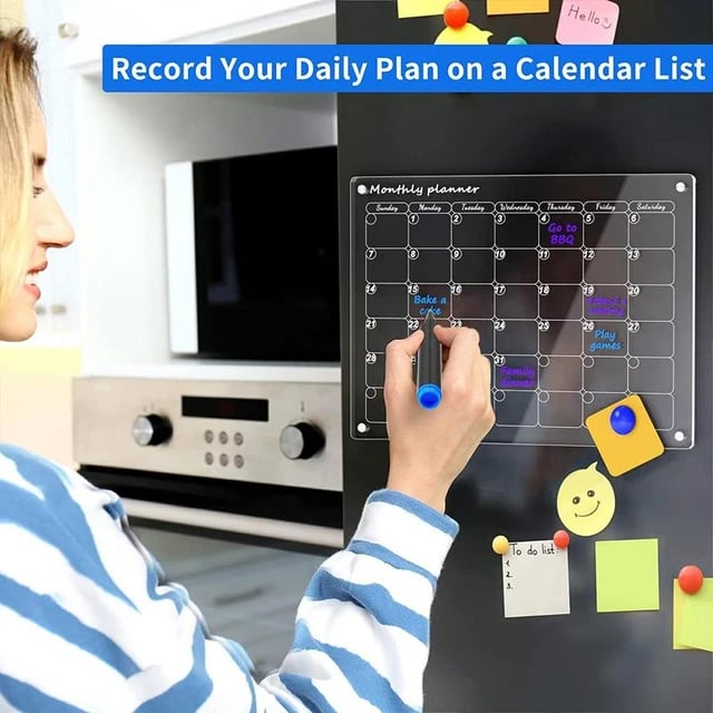 🔥Hot Selling 49% OFF😍📆Magnetic Schedule Planner For Fridge[Permanently reusable]