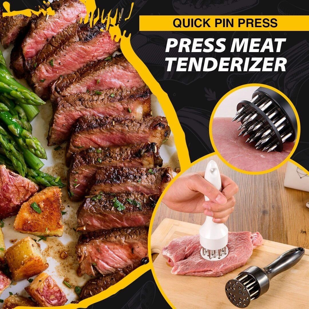 🔥HOT SALE 49% OFF🔥🥩Stainless Steel Meat Tenderizer Needle 21 Pin Steak BBQ Kitchen Cooking Tool