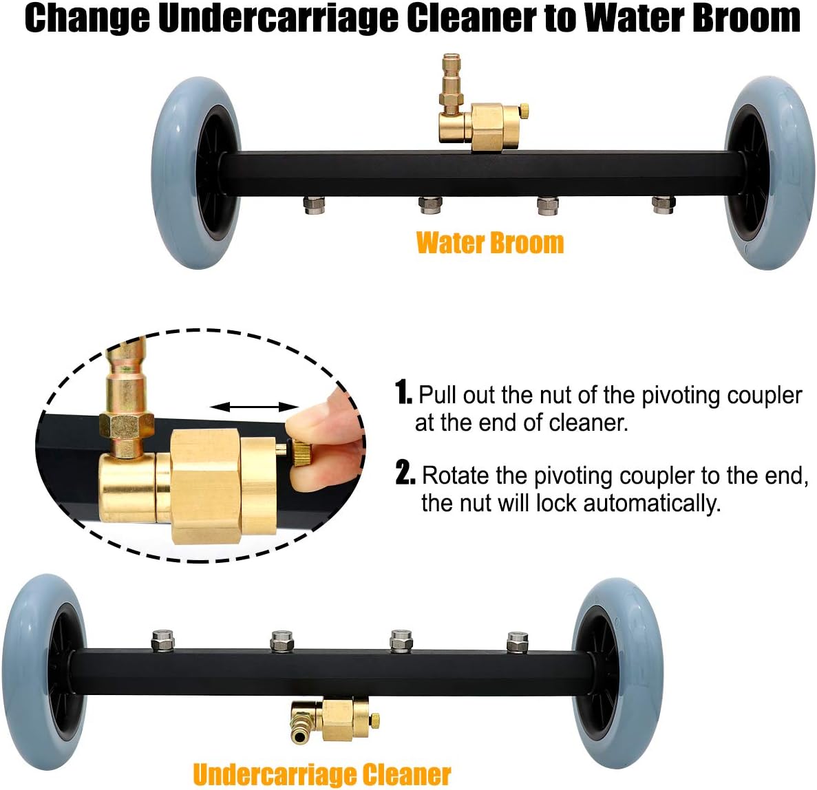 🔥HOT SALE NOW-49% OFF🔥Pressure Washer Undercarriage Tool