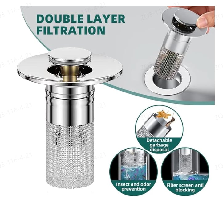 🔥Buy 2 Get 1 Free(3pcs )🏠Stainless Steel Floor Drain Filter