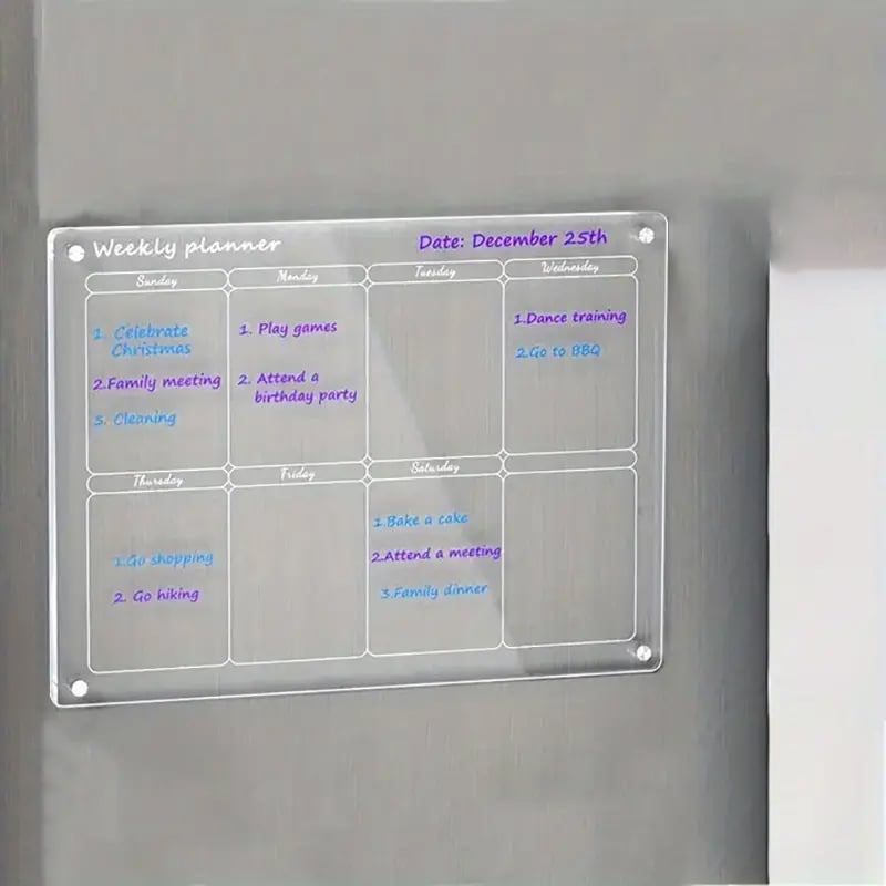 🔥Hot Selling 49% OFF😍📆Magnetic Schedule Planner For Fridge[Permanently reusable]