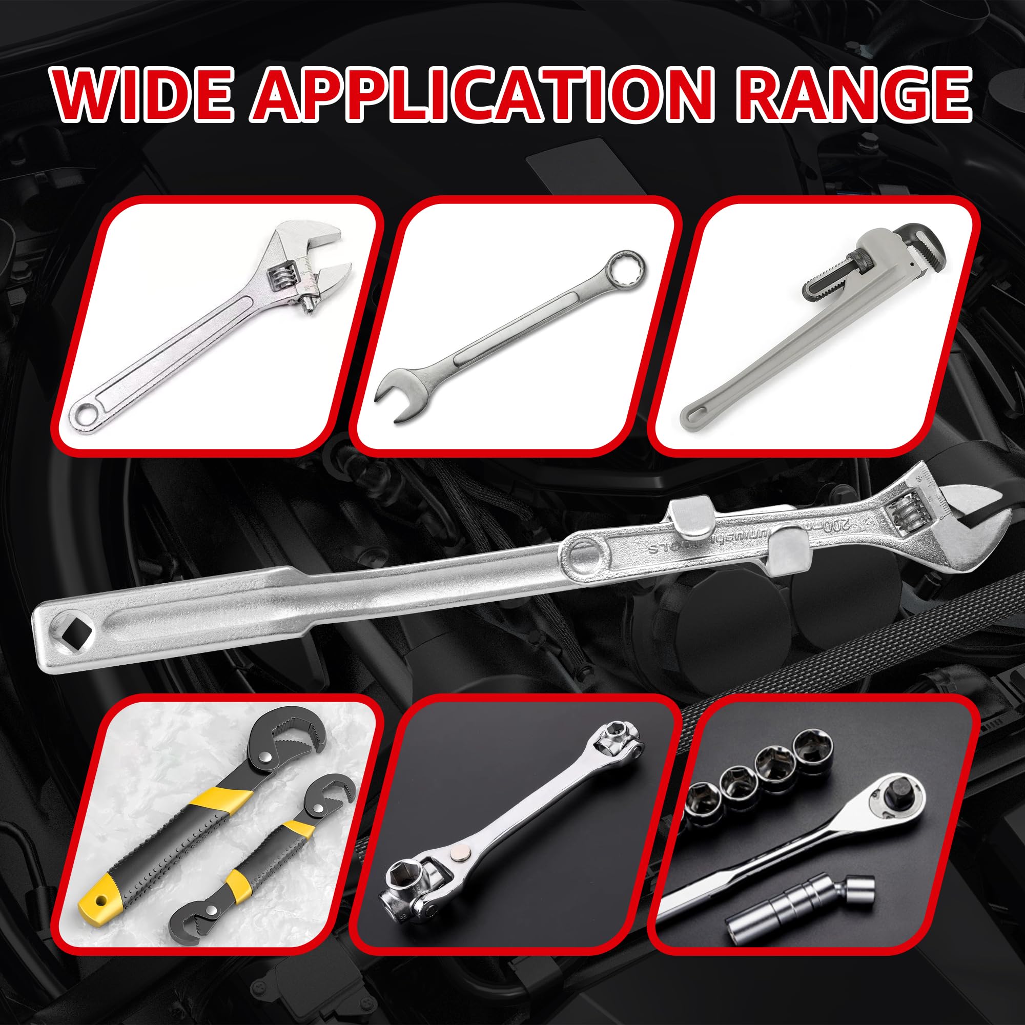 👍Hot Sale 49% OFF💥Universal Wrench Extension Tool Torque Wrench Extension Kit