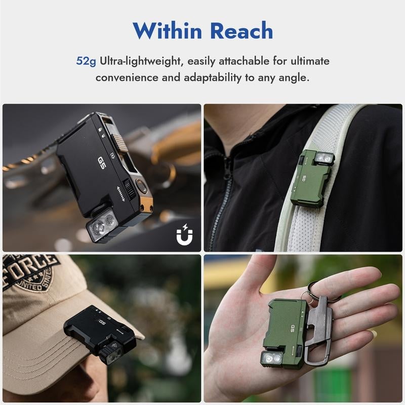 🔥⏰Limited Time Offer 49% OFF🔥-G5 Premium Pocket-Sized Mini RGB Flashlight