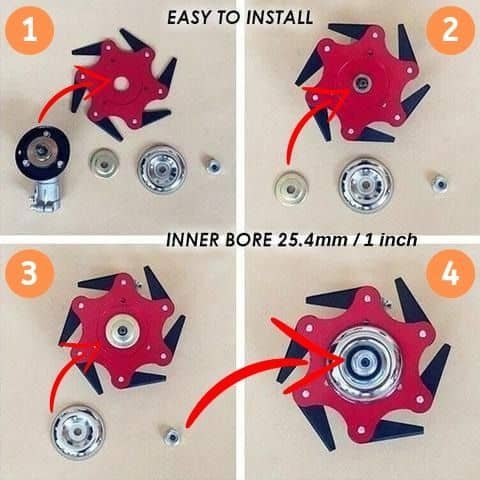 🔥Hot Sale - 49% OFF🔥Universal  6-Steel Razors Trimmer Head
