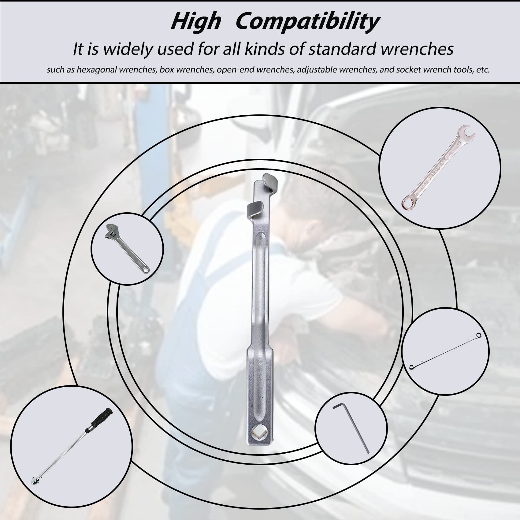 👍Hot Sale 49% OFF💥Universal Wrench Extension Tool Torque Wrench Extension Kit