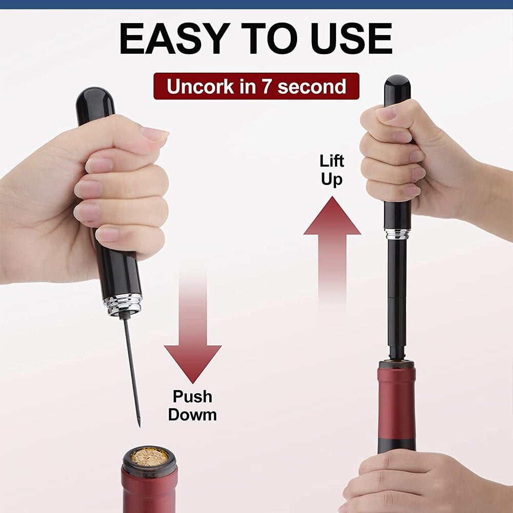 👍Last Day Clearance💥Air Pressure Wine Corkscrew🍾