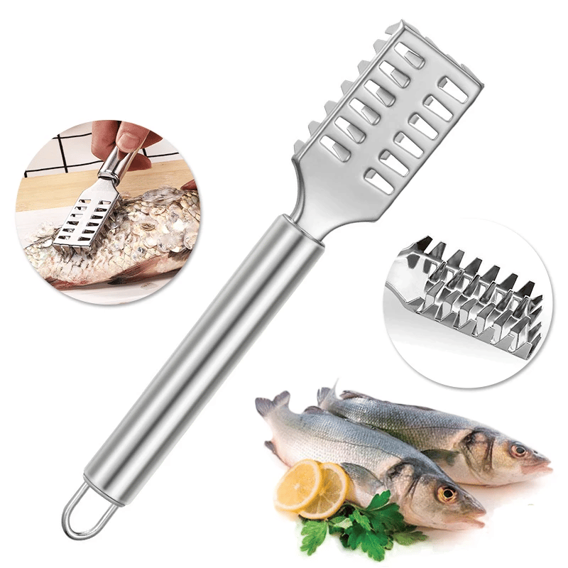 🔥 Hot Sale 49% OFF - Stainless Steel Fish Scaler - Buy 2 Get 1 Free Now