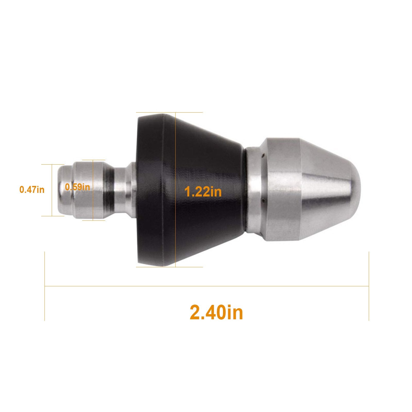 ⏰🔥Hot Sale 49% OFF🔥Sewer Cleaning Tool High-pressure Nozzle