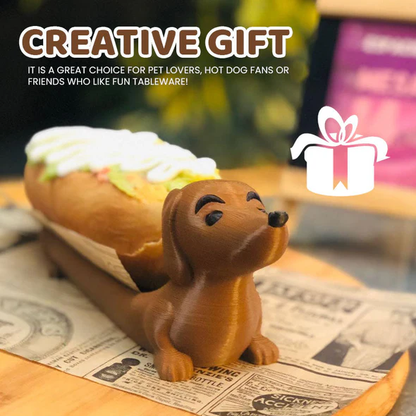 🐕🌭Unleash the Fun: Dog - Shaped Hot Dog Plates Are Here!