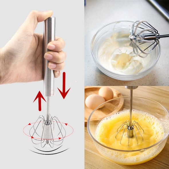 💥Hot Sale Now 49% OFF💥Stainless Steel Semi-Automatic Whisk