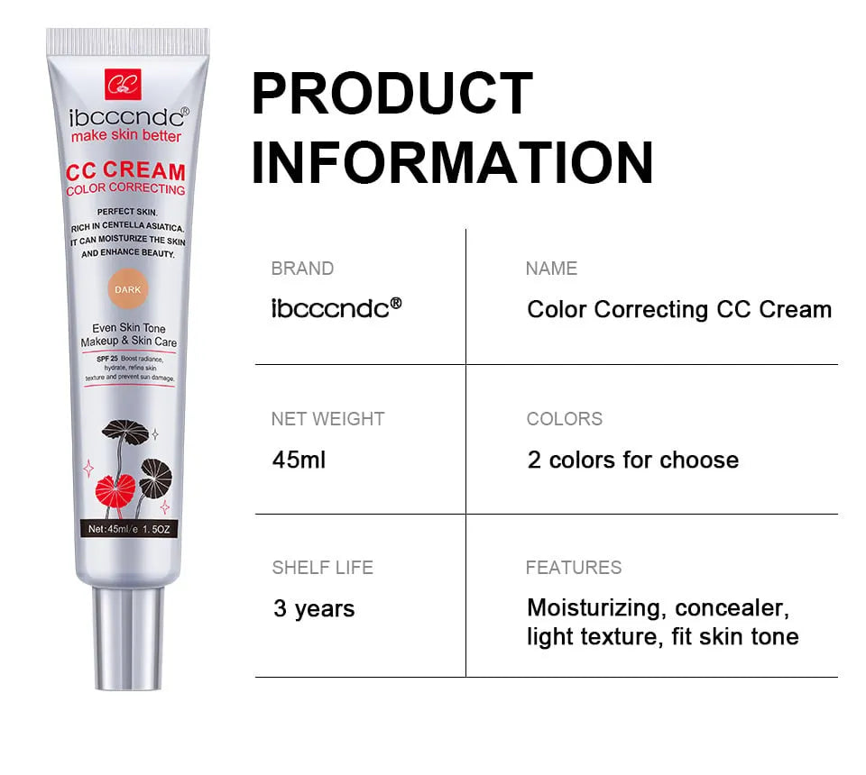 🔥Hot Sale 49% OFF-💖Hydrating CC Cream Foundation with Centella Asiatica