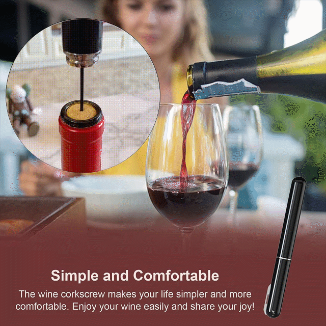 👍Last Day Clearance💥Air Pressure Wine Corkscrew🍾