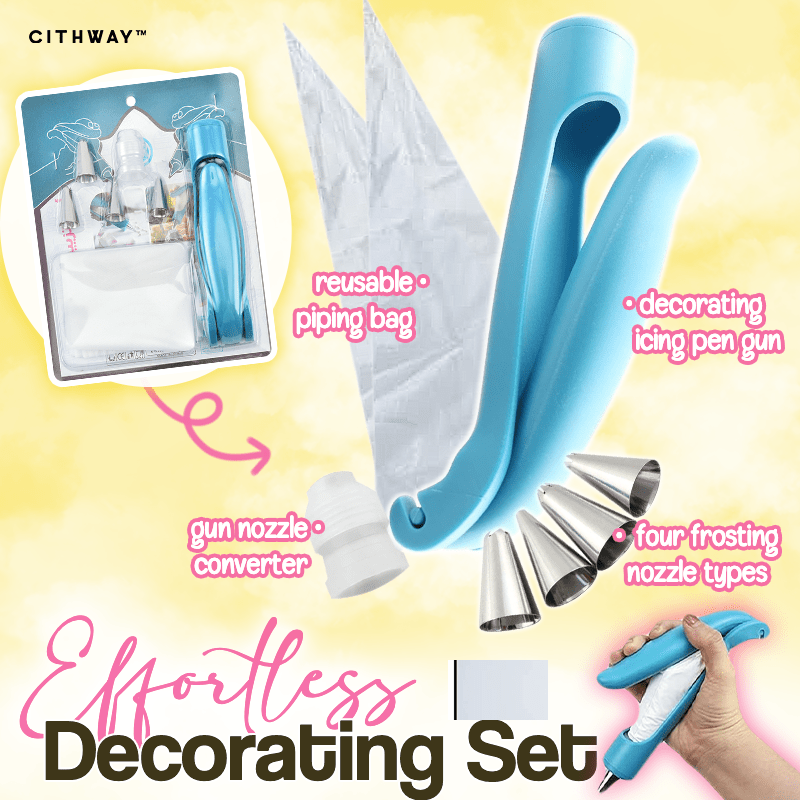 🔥Clearance Sale - 49% OFF🔥Cake Decorating Piping Pen Tool and Nozzle Set