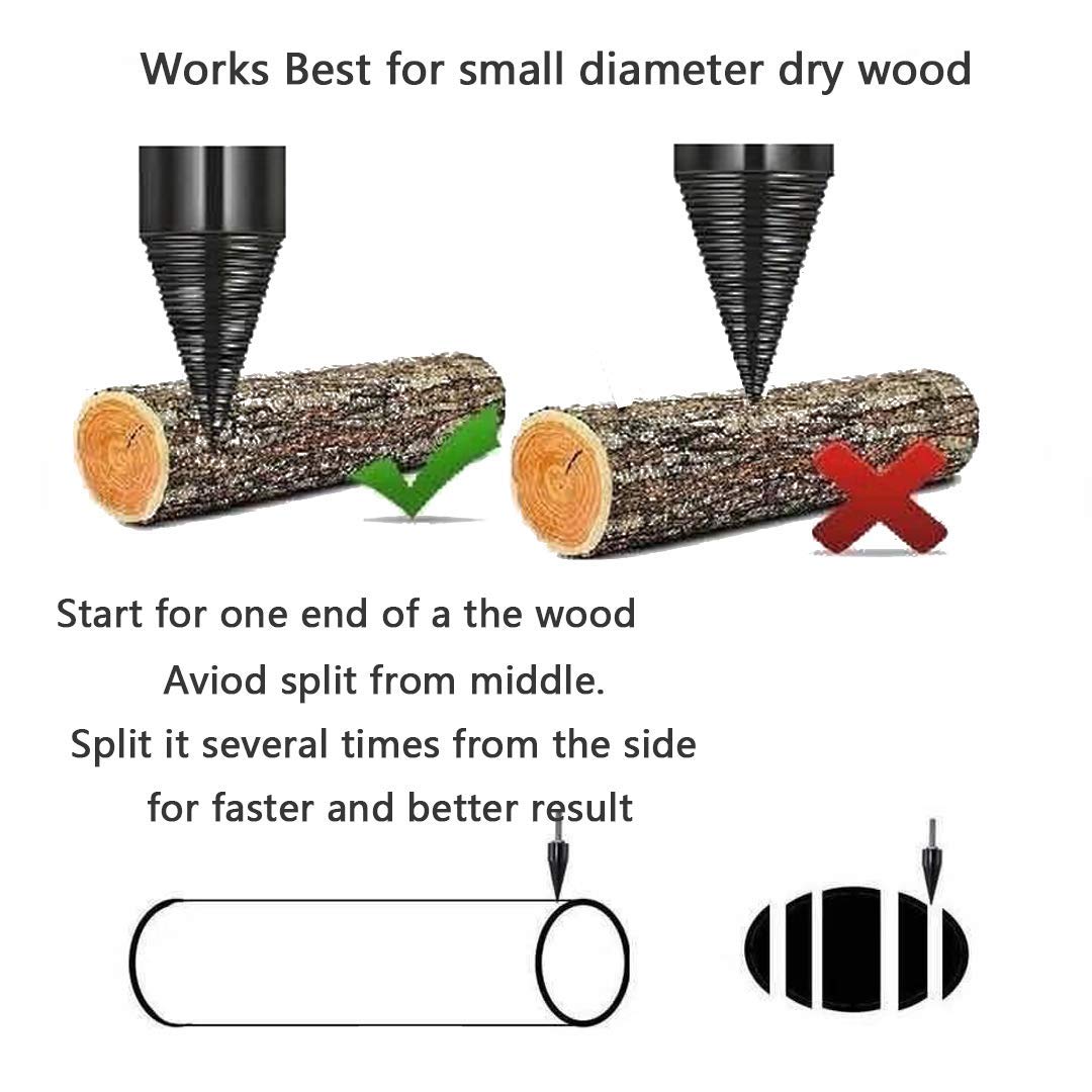 Wood Log Splitter Firewood Drill Bit