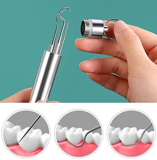 🔥Hot Selling 49% OFF🔥Stainless Steel Toothpick Set 7pcs