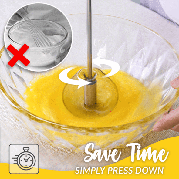 💥Hot Sale Now 49% OFF💥Stainless Steel Semi-Automatic Whisk