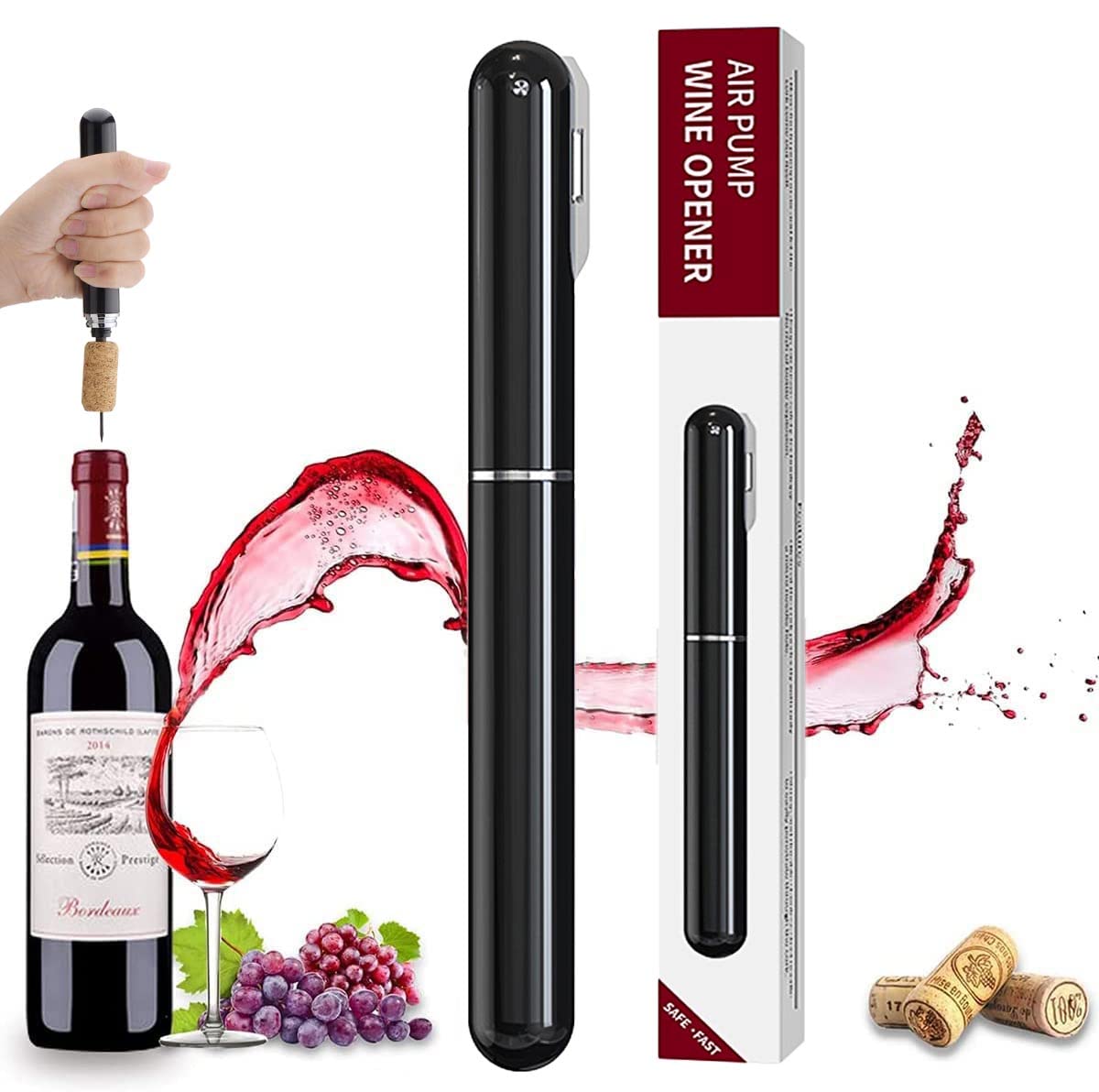 👍Last Day Clearance💥Air Pressure Wine Corkscrew🍾